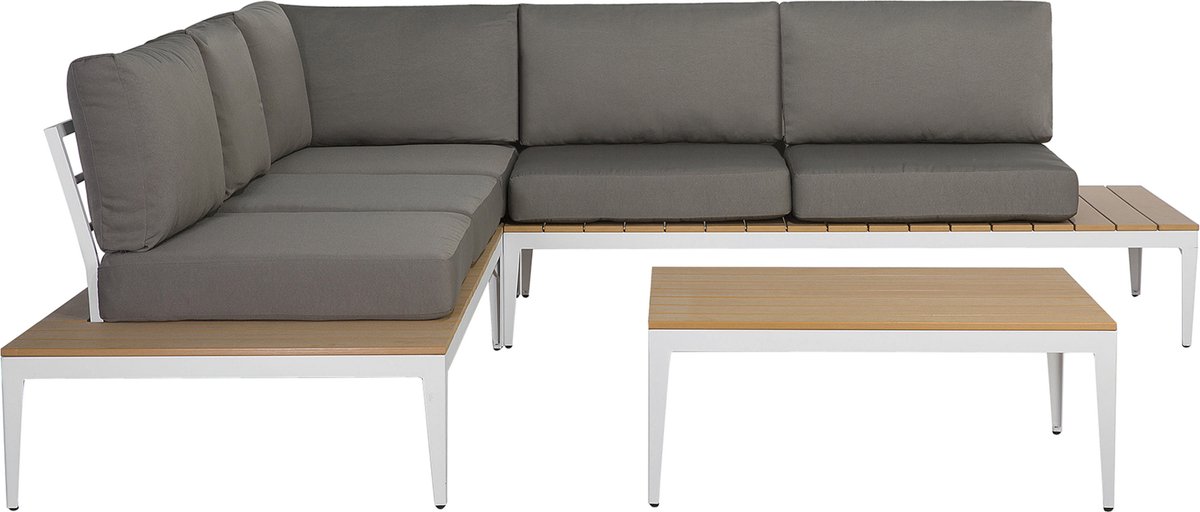 Beliani Positano - Tuinset - polyester - grijs