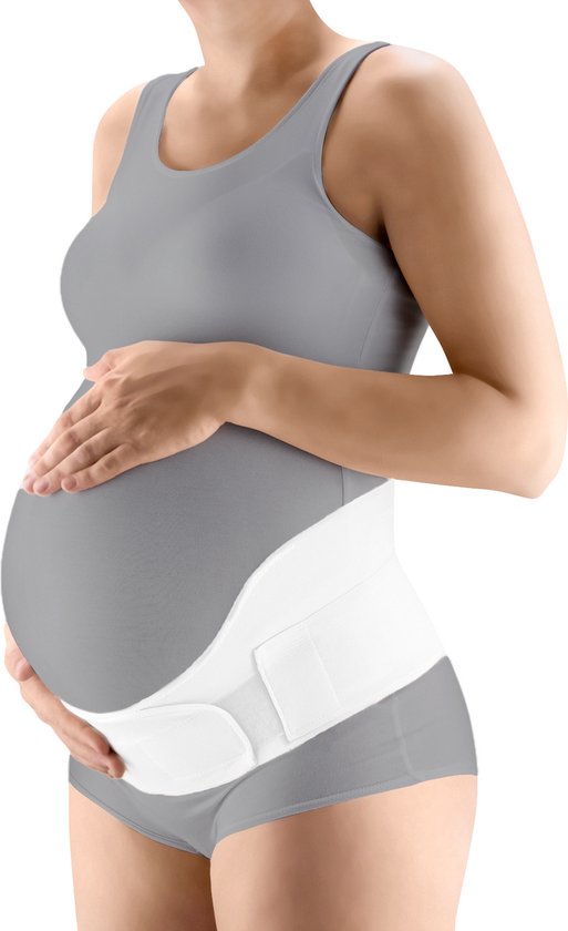 TONUS ELAST - Zwangerschapsband - 3 maten beschikbaar - Wit - Maternity & Postpartum Support Belt - Ideaal wanneer je Zwanger bent of als Zwangerschap Cadeau - Maat XS - Buikomvang 68-80 cm