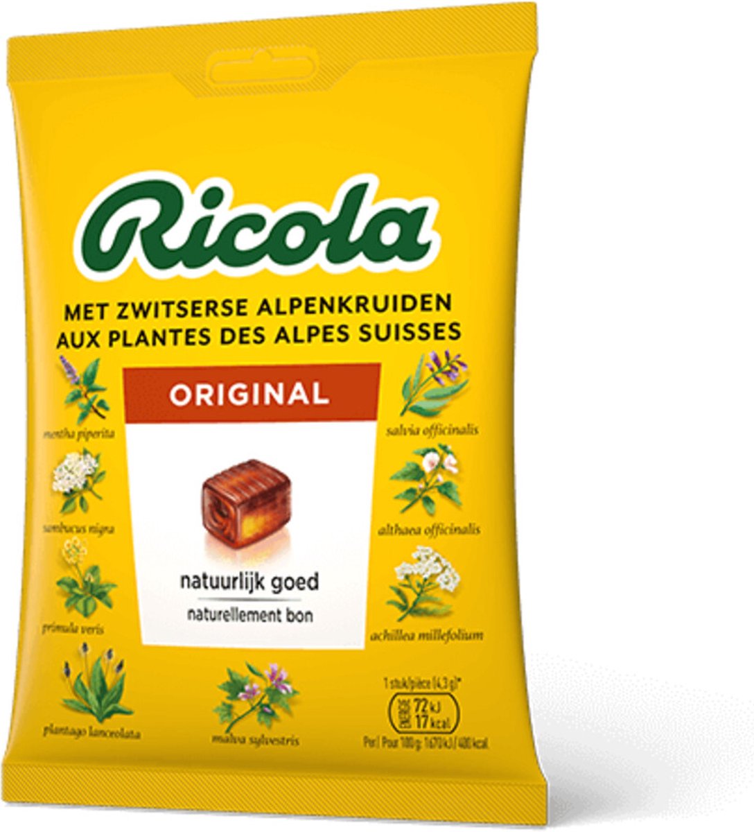 Goedkoopste Ricola Original - 12 x 75gr