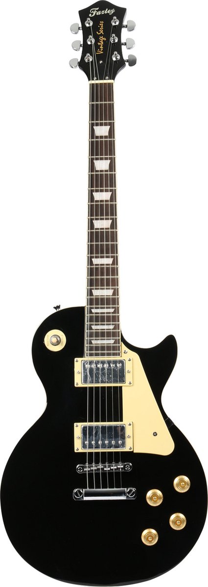 Fazley Vintage Series FLP318 Black elektrische gitaar