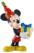 Mickey Mouse - Speelfiguur met cadeautje - Verjaaredag - Bullyland, 7 cm