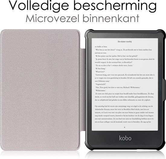 Hoes Geschikt voor Kobo Nia Hoesje Bookcase Cover Book Case Hoes Sleepcover - Sterrenhemel van CaseGoods — afbeelding 5