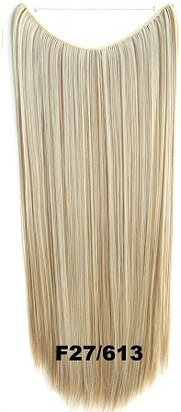 Wire hairextensions straight blond - F27/613