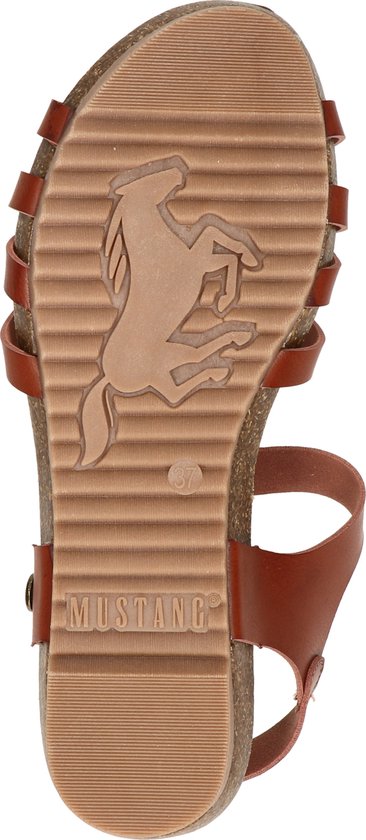 Sandale femme Mustang - Cognac - Taille 39
