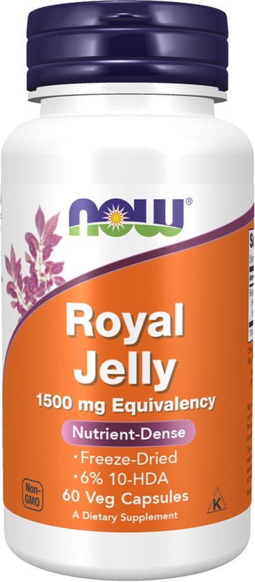 Royal Jelly Superfood,1500mg x 60 Veggie Capsules | Now Foods