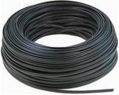 Kabel zwart plat 2x0.75mm per meter