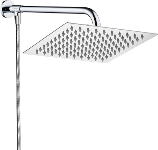 SparkPod Hogedruk handdouchekop met slang - enorm gezicht van 15,5 cm - regendouche met extra lange 1,8 m slang en premium verstelbare beugel - luxe ontwerp -gereedschapsloze installatie van 1 minuut