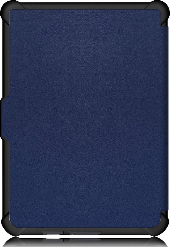Hoes Geschikt voor Kobo Clara HD Hoesje Bookcase Cover Book Case Hoes Sleepcover - Donkerblauw van MMOBIEL — afbeelding 3
