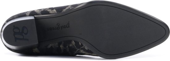Paul Green Mannen Suède Panterprint / Laarzen / Damesschoenen 9623 - Zwart  combi - | bol.com