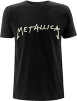 Tshirt Homme Metallica - S- Wuz Here Zwart