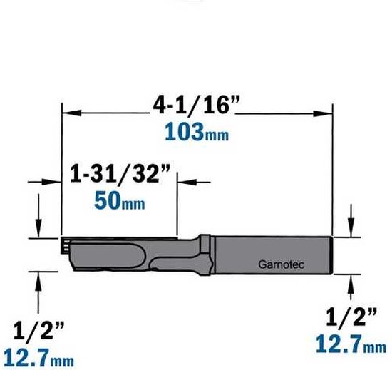 CMT Orange Tools 711.070.11 Frees Recht HWM S 6 D 7 X 18 - Precisie Frezen