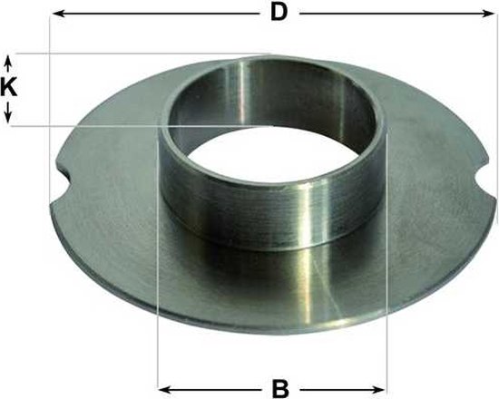 CMT CMT300 SB1 Universele Sokkel Voor Freesmachine Met Stift 8 12 Mm Geleidingsring Oranje Zwart 689254475