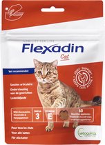 Flexadin Cat - voedingssupplement ter ondersteuning van de gewrichten voor katten (60 Kauwbrokjes)