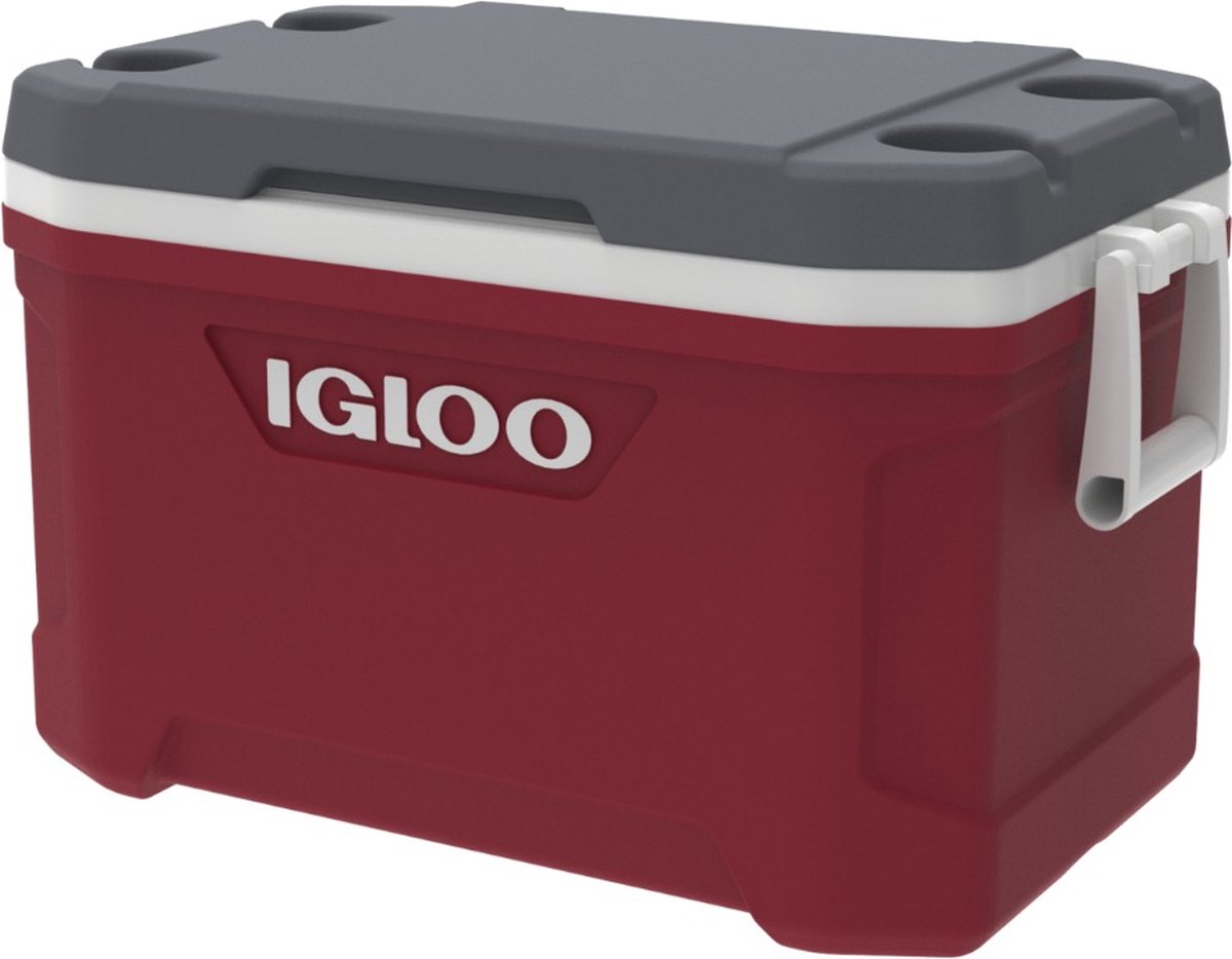 Igloo Latitude 52 - Middelgrote koelbox - 49 Liter - Rood