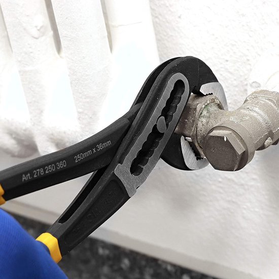 Waterpomptang Set,3-delig waterpomptangenset 180 mm,250 mm en 300 mm, sleuteltang tang en schroefsleutel snelspanner,CR-V-staal gefosfateerd