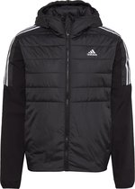 adidas Sportswear Essentials Insulated Hooded Hybrid Jacket - Heren - Zwart- S