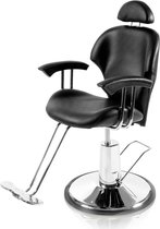 Kappersstoel | Zwart | Stoel Kapper | Barbierstoel | Pompstoel | Kappersstoelen