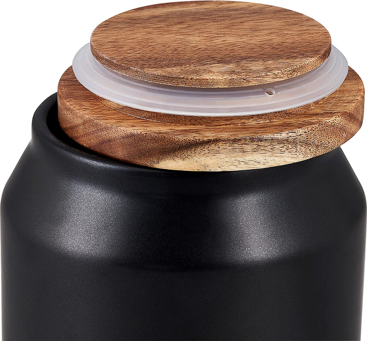 Boîte De Rangement Alimentaire En Céramique – Couvercle En Bambou – Hermétique – 260 Ml, 800 Ml, 1000 Ml