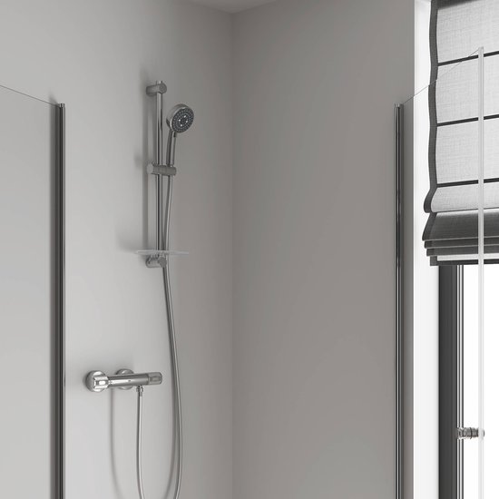 Grohe Robinet de douche thermostatique Precision Feel Chrome 12 cm