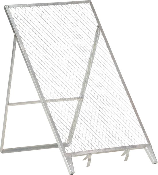 vidaXL Tuinzeef gegalvaniseerd staal