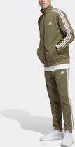 Survêtement adidas Sportswear Basic 3-Stripes Tricot - Homme - Vert - S