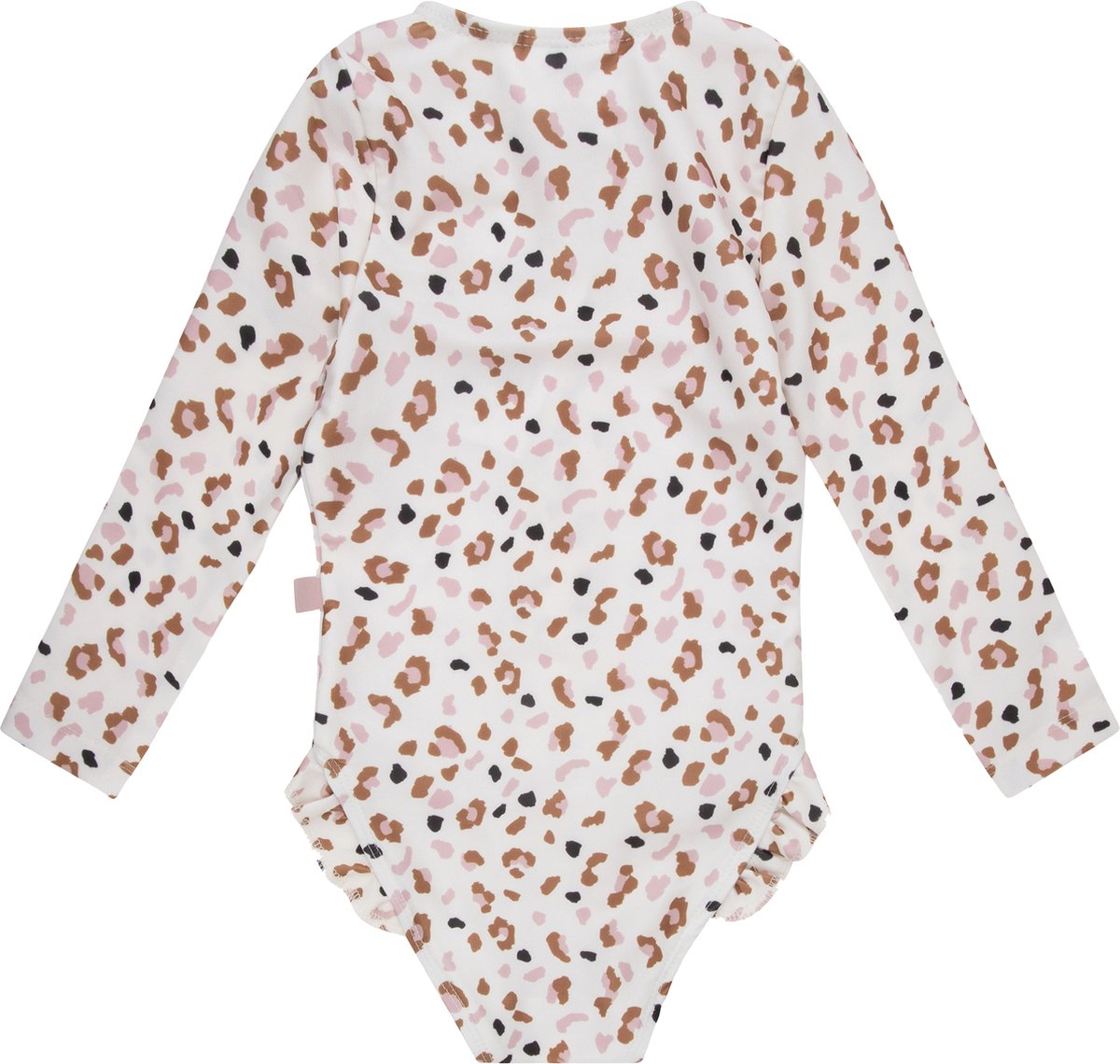 Swim Essentials UV Badpak Meisjes Met Lange Mouwen - Kaki - Leopard — afbeelding 11