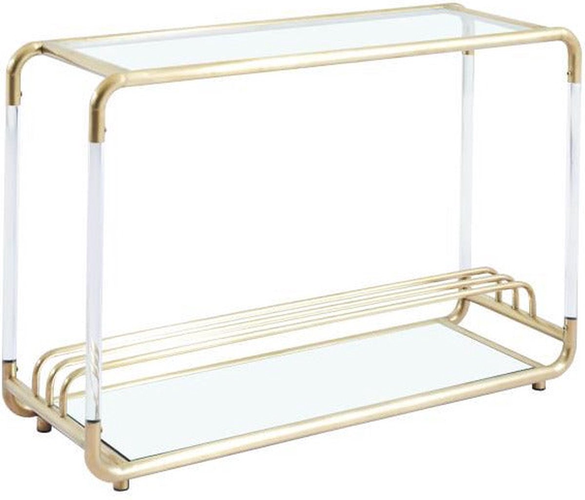 Reyna Sidetable Brush Gold 120CM