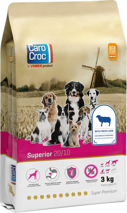 Carocroc Superior L/R Diet - Hondenvoer - 15 kg