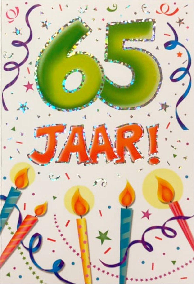 Verjaardagskaart - That Funny Age - 65 jaar - Met Envelop - Per stuk