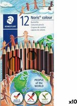 Crayon de couleur Staedtler Noris Club People Of The World 12 crayons de couleur 10 pièces