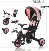 FableKids® Driewieler 7in1 Kinderdriewieler Kinderen Stuurfiets Baby Wandelwagen