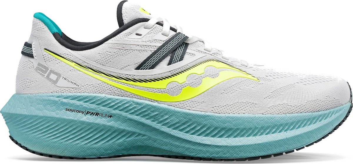 Hardloopschoenen voor Volwassenen Saucony Saucony Triumph 20 Mannen 45 Wit
