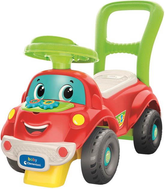 Baby Clementoni - Ride on Car 3 in 1 - Loopwagen - Loopauto Met Blokken en Figuren - vanaf 1 jaar