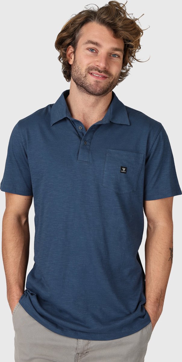Brunotti Palotje Heren Polo - Blauw - S