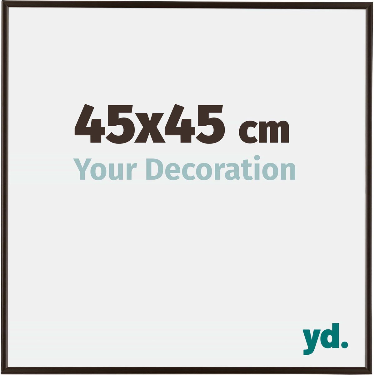 yd. Your Decoration - Fotolijst 45x45 cm - Kunststof - Antraciet - Evry