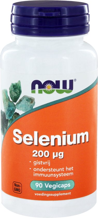 Foto: Now foods selenium seleen behoudt van normale nagels en haar 90 vegicaps