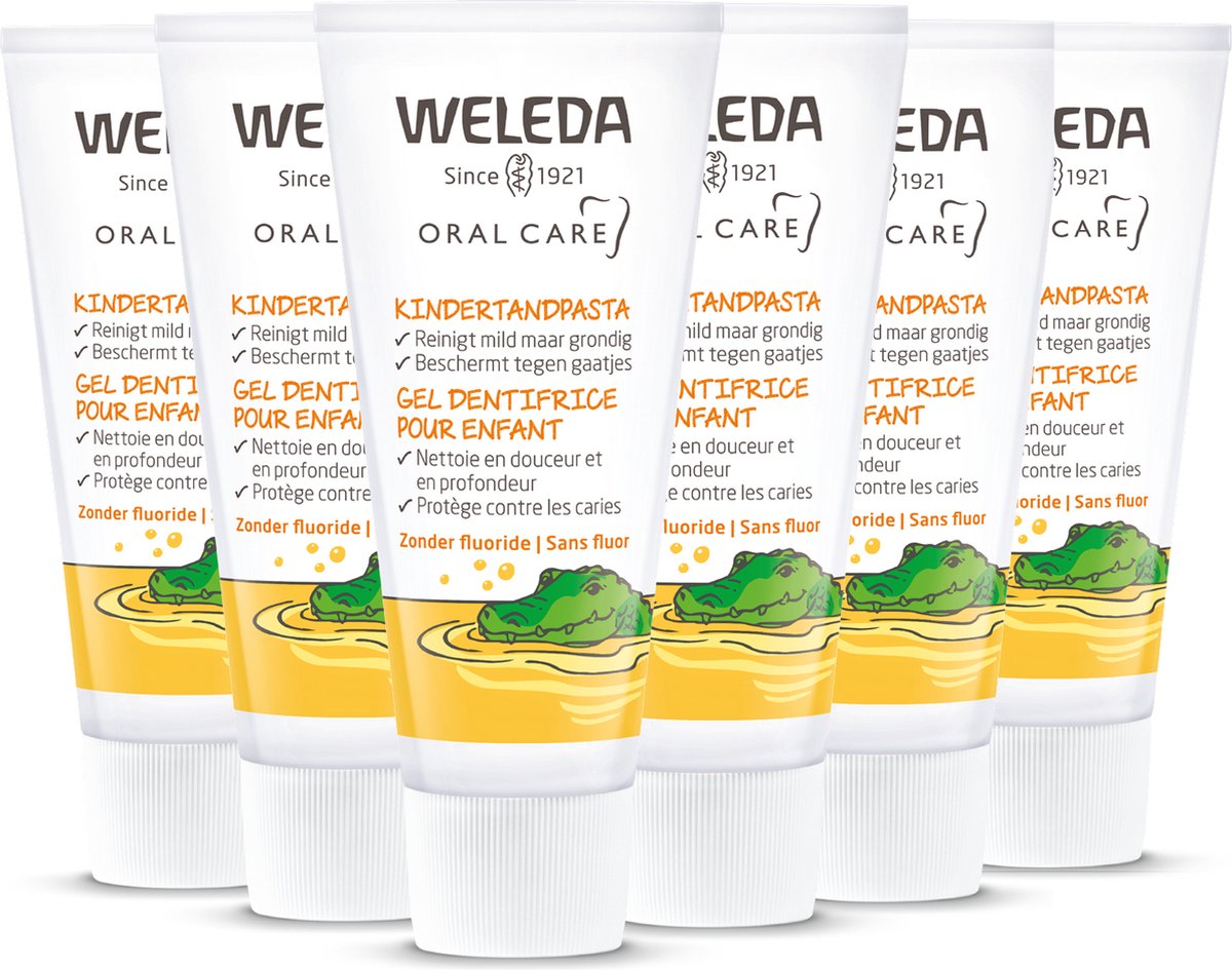 Weleda Kindertandpasta - 6x50ml - Voordeelverpakking
