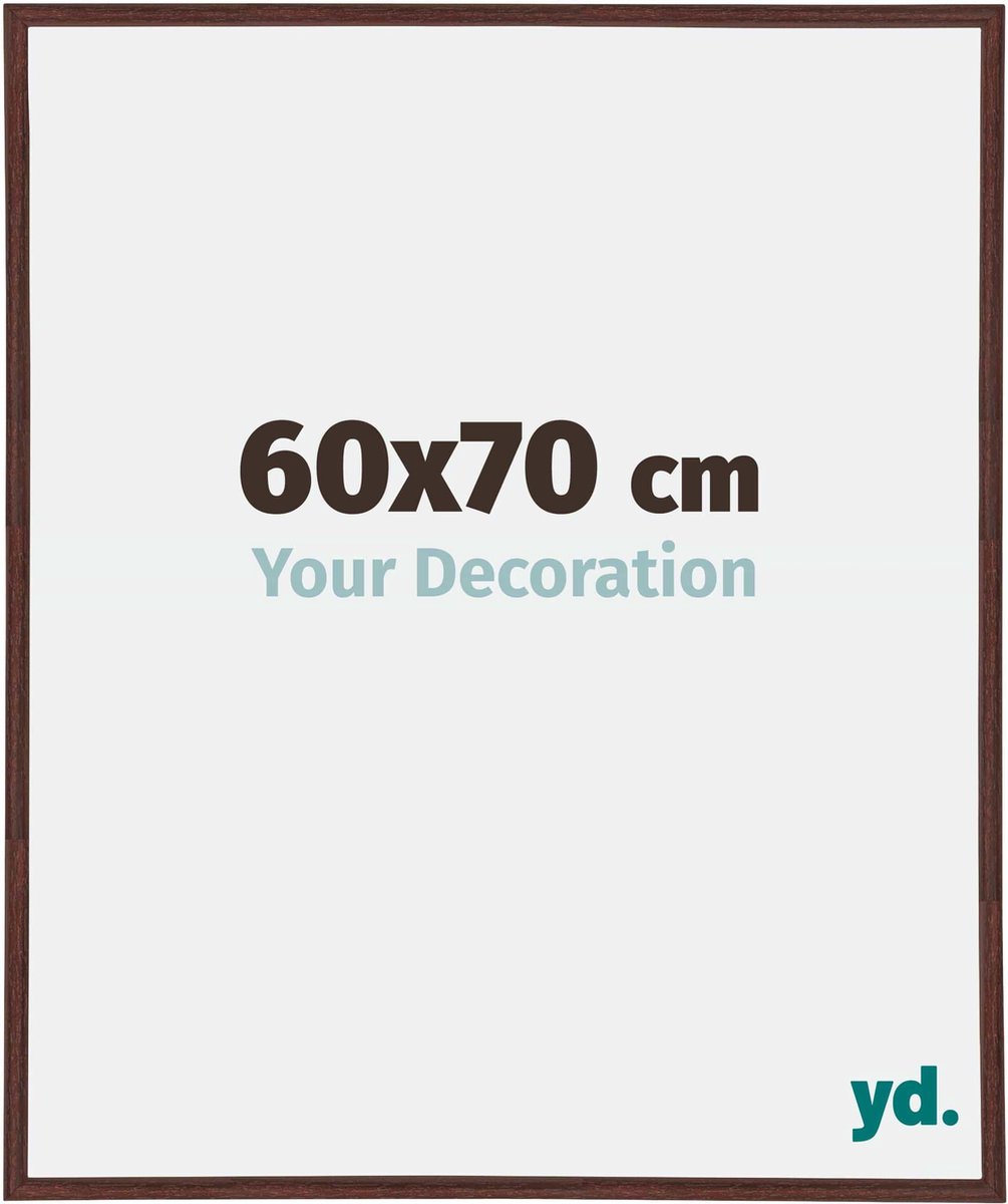 yd. Your Decoration - Fotolijst 60x70 cm - Kunststof - Bruin - Annecy