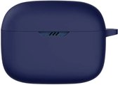 Case Cover geschikt voor JBL Tune 230 NC TWS / T230NC - Siliconen - KELERINO. - Blauw