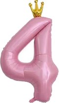 Roze Ballon 9st Jaar Verjaardagsfeestje Decoratie Kroon Kid Party Bruiloft Ballen Baby Shower Speelgoed Gift Folie Ballon globos-40 inch
