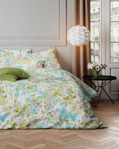 Mistral Home - HOUSSE DE COUETTE - satin de coton - 200 x 200 cm + 65 x 65 cm - simple - Flowersplash - multicolore