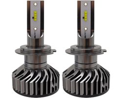 TLVX H7 Canbus LED lampen 6000K Wit Licht (set 2 stuks) CANBUS module / EMC / Extra Felle Koplampen / Witte Autolampen / LED CHIPS / 12V / 55 Watt vervanger / Auto / Motor / Dimlicht / Grootlicht / Mistlicht / Koplampen / Car lights