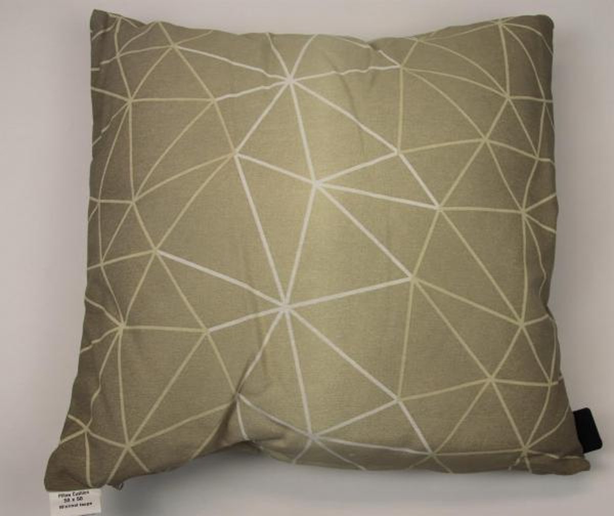 Madison sierkussen 50x50 cm Minimal taupe