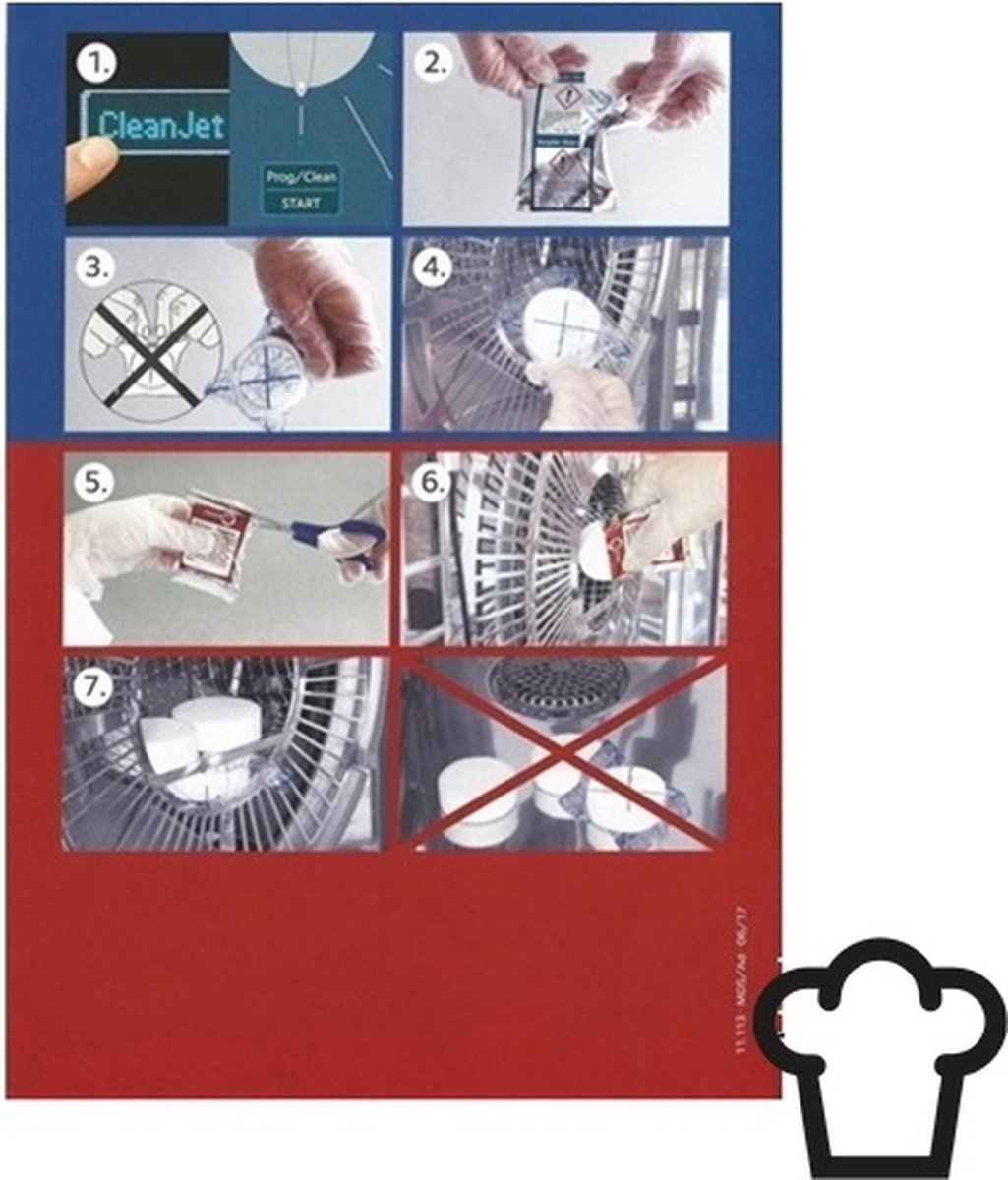 Rational tablettes de nettoyage seau - SCC