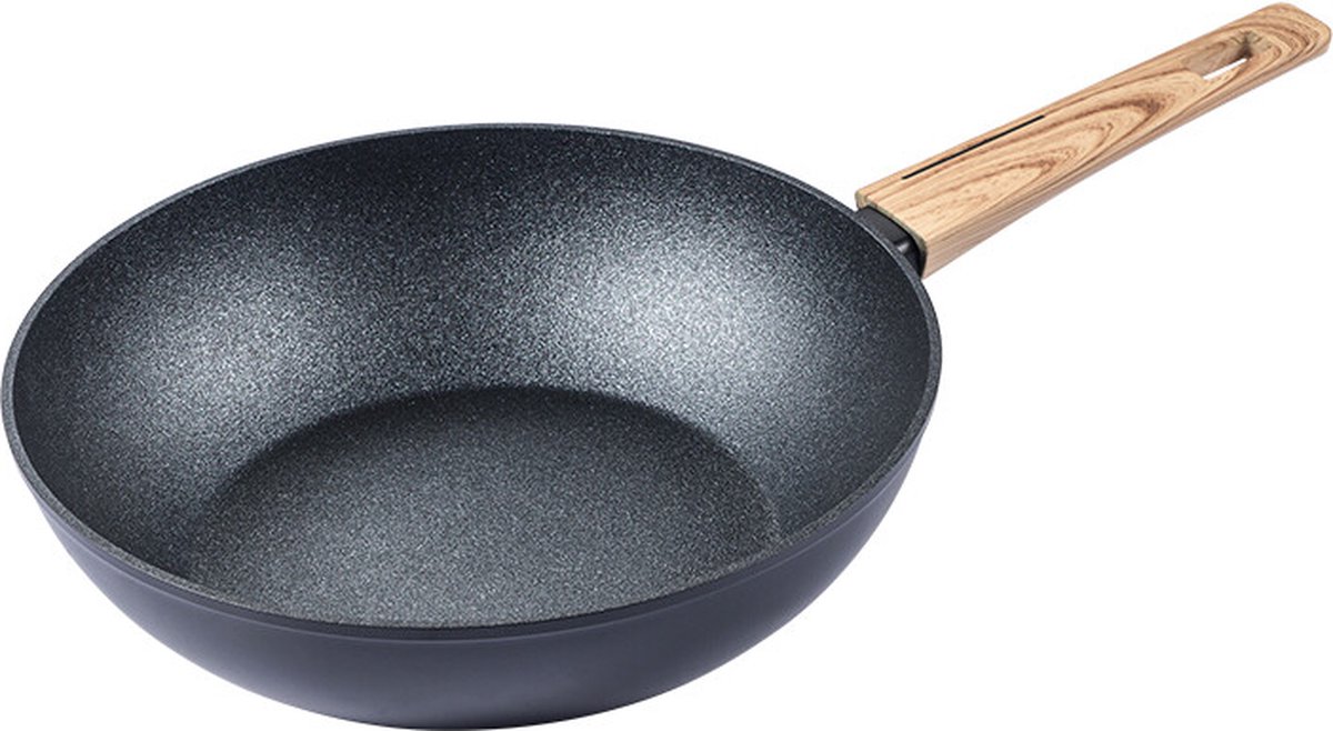 Schäfer Wokpan - Wokpan Inductie - 28cm - Maple wood