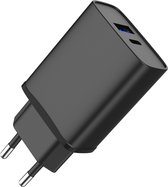 BeHello Oplader Charger PD 20W USB-C & USB-A ECO Material - Zwart