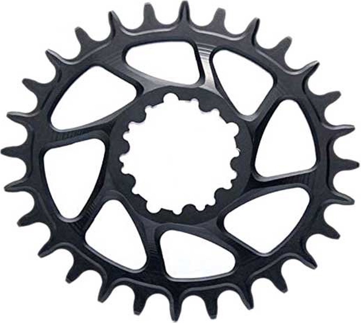 Garbaruk Sram Gxp/dub Mtb Boost Ovaal Kettingblad Zilver 30t