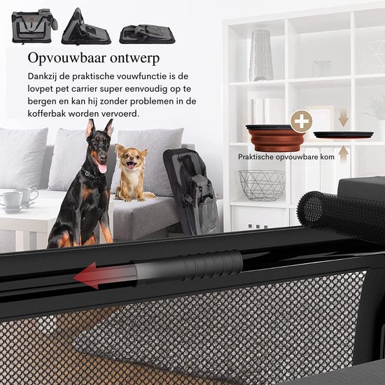 LOVPET® ReisBench Hondenbench Hondenbox Honden Transportbox Opvouwbaar Incl Transportzak Hondenbak Voor Huisdieren En Katten S Zwart 2854243516 LOVPET® ReisBench Hondenbench Hondenbox Honden Transportbox Opvouwbaar Incl Transportzak Hondenbak Voor Huisdieren En Katten S Zwart 2854243516