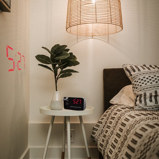 TechniSat DIGICLOCK 1 - FM Wekkerradio met USB-poort voor het opladen
