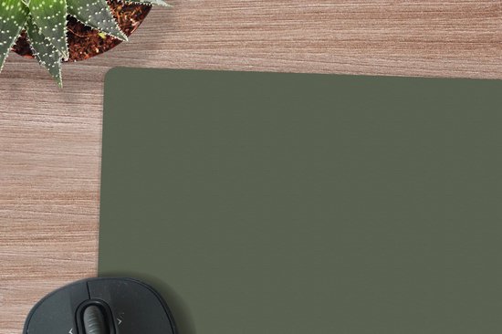 Mouse pad xxl - Grand tapis de souris - Grijs - Uni - Tapis de souris Gaming - 40x40 cm - Accessoires de bureau - Tapis de bureau